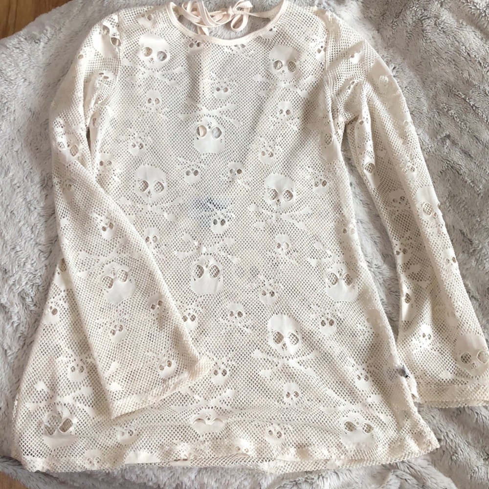 Royal Bones Fishnet Top!